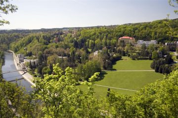 Celkový pohled na Lázně Teplice nad Bečvou